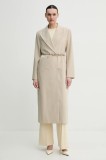 ISABELLE BLANCHE palton femei, culoarea bej, de tranzitie, IS25SS-J062-T003
