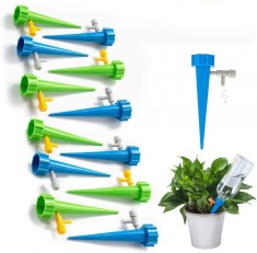 Set picuratoare cu valva pentru irigare plante -Irigator ghiveci - udare plante - 12 buc