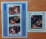 INSL.-COOK-PICTURI-celebre de RUBENS-RELIGIE-CRACIUN-1987-2COLITE--MNH-Nestamp.-Vezi-Scan