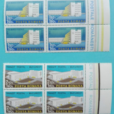 TIMBRE ROMÂNIA LP899/1975 ZIUA MARCII POSTALE ROMÂNESTI -BL. DE 4 TIMBRE MNH