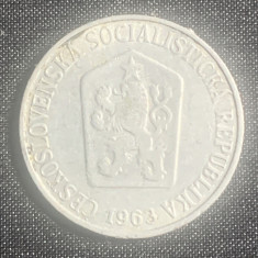 Moneda Cehoslovacia 5 haleri 1963