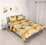 Set Lenjerie Pat Dublu cu Pilota Reversibila Usoara 200x220 cm Lea Microfibra, 4 Piese