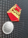 Medalie pentru Merite Deosebite in munca-Decoratie perioada RSR ofiter superior