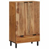 vidaXL Highboard cu raft Maro 60 x 33 x 100 cm Lemn masiv de acacia