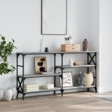 VidaXL Măsuță consolă, gri sonoma, 150x29x76,5 cm, lemn prelucrat