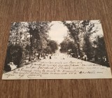 Carte Poștală Veche &ndash; Forsyth Park Savannah, Expediată SUA&ndash;Ungaria, Timbre și Ștampile de Epocă, posibil perioada 1906
