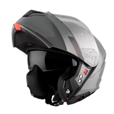 Casca modulabila MT Genesis SV A12 gri lucios Pinlock ready foto