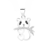 Cumpara ieftin Pandantiv argint 925, JW1600, model panda, placat cu rodiu