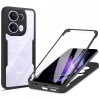 Husa Oppo Reno13 Pro Techsuit ColorVerse 360 Neagra Protectie Socuri Zgarieturi