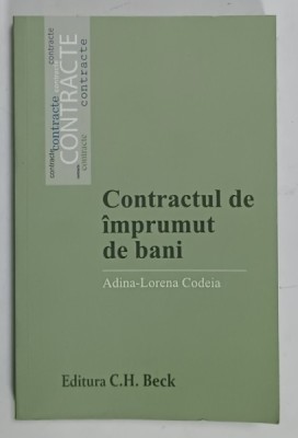 CONTRACTUL DE IMPRUMUT DE BANI de ADINA - LORENA CODEIA , 2025 foto