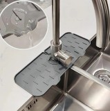 Covoras din silicon anti-picurator pentru lavoare, dimensiune 36,5 x 14 cm,