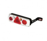 Stop LED Kogel Mega-Maxx Dreapta 24V, cu Triunghi Reflectorizant, Lampa Gabarit, Ceata, Inversare, Pozitie - Remorca, Camion