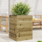Cumpara ieftin Jardinieră de grădină, 50x50x68,5 cm, lemn de pin impregnat