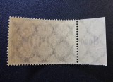 Germania Republica de la Weimar 1923 Inflație "4000 Mark / Viertausend Mark" (Timbrul MNH cu Margine St&acirc;nga de Coliță &amp; Cifra de R&acirc;nd 8000) - FD1