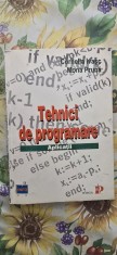 Cornelia Ivasc Mona Pruna - Tehnici de programare Aplicatii foto
