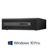 Calculatoare HP ProDesk 600 G2 SFF, i5-6500, 8GB DDR4, SSD, Win 10 Pro