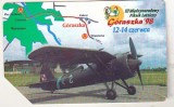 bnk card Cartele telefonice - Polonia - avion PZL P.11c