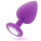 Intense Anal Toys-Shelki L Plug Anal Liliac-Silicon, Waterproof
