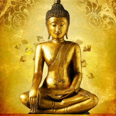 Autocolant Statueta Buddha, 135 x 225 cm