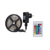 Banda autocolanta LED color WRGB cu telecomanda, 3 m, General