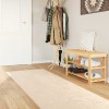VidaXL Covor Runner MARSA Crem 80 x 400 cm Poliester și PVC 42023058