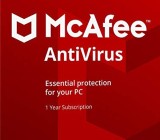 McAfee AntiVirus Key (1 Year / 1 PC)