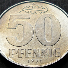 Moneda 50 PFENNIG - RD GERMANA / Germania Democrata, anul 1971 *cod 959 B