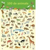 Plansa - 100 de animale