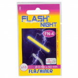 Batoane luminoase FLASH NIGHT T4 3x50mm x 10 bucăți, Flashmer