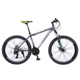 Bicicleta Mountain Bike 26 inch, cadru aluminiu, 21 viteze, schimbator Shimano, suspensii furca, frane disc, resigilat, Phoenix