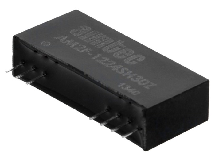 Convertor DC/DC 12V la 24V, 2W