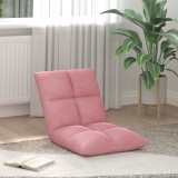 vidaXL Scaun de podea Roz 50 x 61 x 57 cm Catifea 42028153