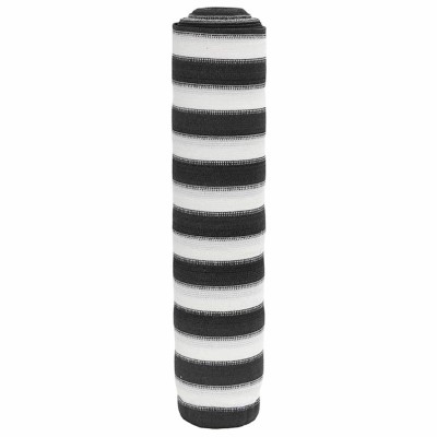 vidaXL Plasă protecție intimitate antracit/alb 2x25 m, HDPE 150 g/m&amp;sup2; 4003684 foto