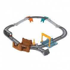 Set trenulet Fisher Price Track Builder Diesel 3 in 1, Thomas si prietenii foto