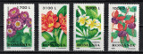 ROMANIA 2004 - Flori / serie completa MNH, Nestampilat