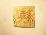 Timbru State Germane 1865 Taxe , 1/2gr , stampilat , subtiat