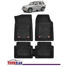 Covorase Auto TeamCar&reg; Tip Tavita Compatibile Jeep Cherokee KJ (2001&ndash;2007) Negru Material Rezistent