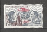Franta.1973 Posta aeriana:H.Guillaumet si P.Codos-pionieri ai aviatiei SF.725, Nestampilat
