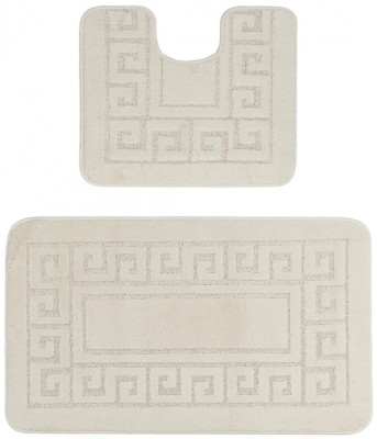 Set 2 Covorase Baie, Ethnic Ecru/Crem - 60x100/50x80 foto