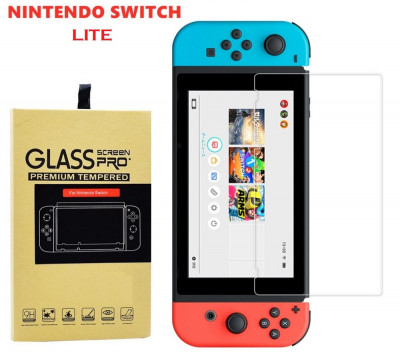 Folie de protectie din sticla securizata consola jocuri Nintendo Switch Lite foto