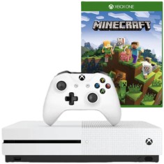 Consola MICROSOFT Xbox One S 1TB, ALB Second-Hand + Controller + Joc Minecraft Second-Hand SH