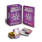 Cumpara ieftin Practical Witchcraft Book &amp; Card Deck Includes 128-page Book, 52 Cards and a Spell Chart