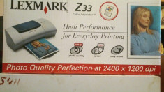 IMPRIMANTA LEXMARK Z33 foto