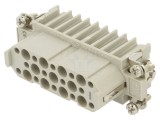 Conector HDC inserturi contact mamă CD PIN 25 10A PE