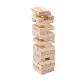 Joc Tumblin Tower, tip Jenga, din lemn, 45 piese, 4.5x1.5x1cm, Oem