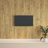 VidaXL Panouri de perete aspect lemn, maro, 2,06 m&sup2;, PVC