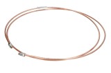 Conducta frana cupru cu niplu diametru 4,75 mm, filet exterior, Grosime perete 0,9 mm, filet M10x1/M10x1, lungime 2100 mm