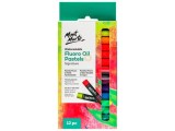 Pastel ulei solubil fluoro Mont Marte 12 buc/set