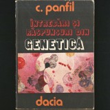 &Icirc;ntrebări și Răspunsuri din GENETICĂ - Constantin PANFIL - Celula și Ereditatea, Sexul, Cromozomii, Mutațiile, Patogenia ADN, ARN, Proteină - Manual