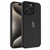 Cumpara ieftin Husa pentru iPhone 15 Pro Max, Techsuit CarbonFuse, Black